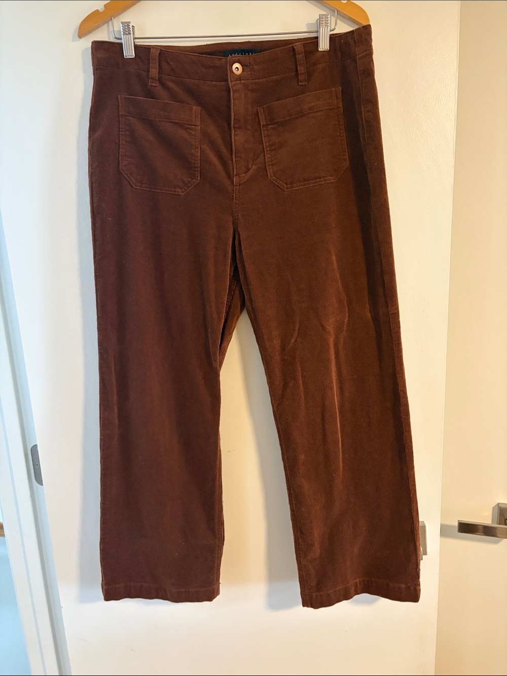 Sanctuary Chocolate Brown Corduroy Wide Leg Pants